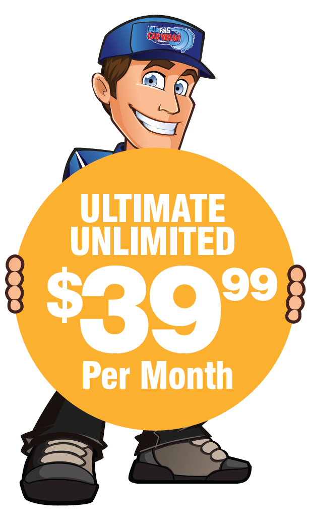 Unlimited Ultimate Washes - $34.99 per month
